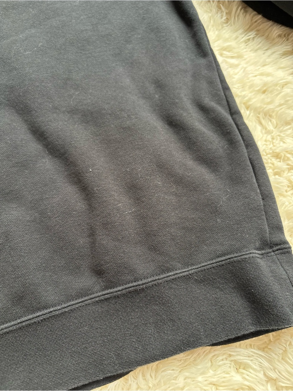 Nike Black Crewneck Sweatshirt with Leopard Swoosh and matching leggings - Picture 3 of 16